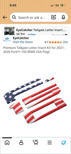 Ford f-150 American decal