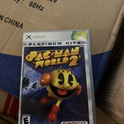Pac-Man World 2 Platinum Hits - Xbox Video Game Complete W/ Manual 