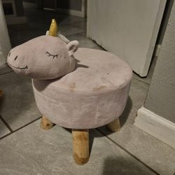Pink Unicorn Stool 