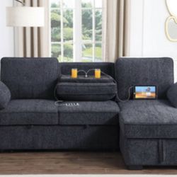 Sectional Sleeper W/Usb Port