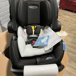 GRACO, SNUGFIT 35 DLX INFANT CAR SEAT, BABY CAR SEAT WITH ANTI REBOUND BAR,