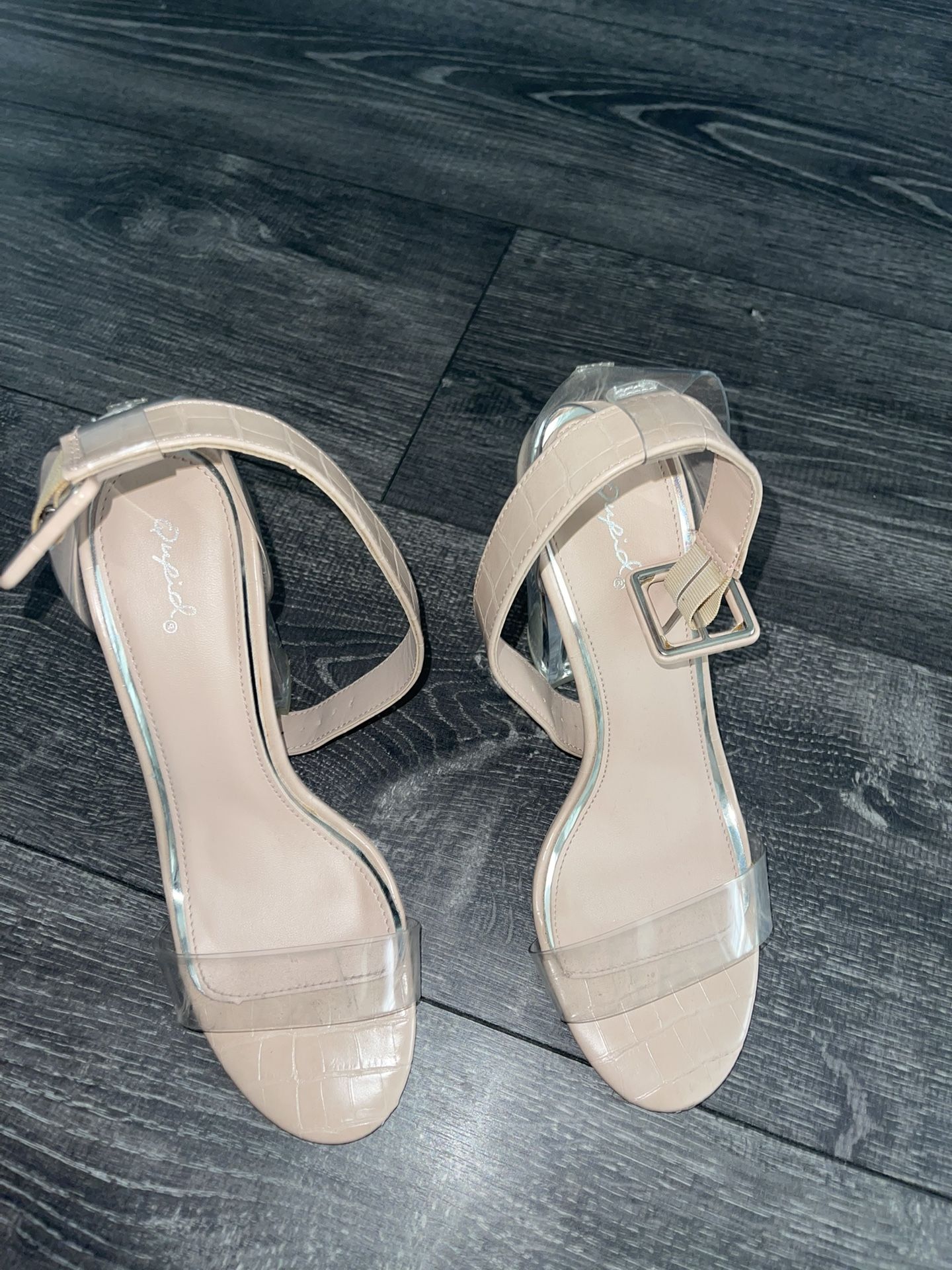Clear Strap Heels
