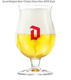 FREE-Duvel Belgian Beer Chalice Glass