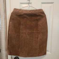 Suede Skirt