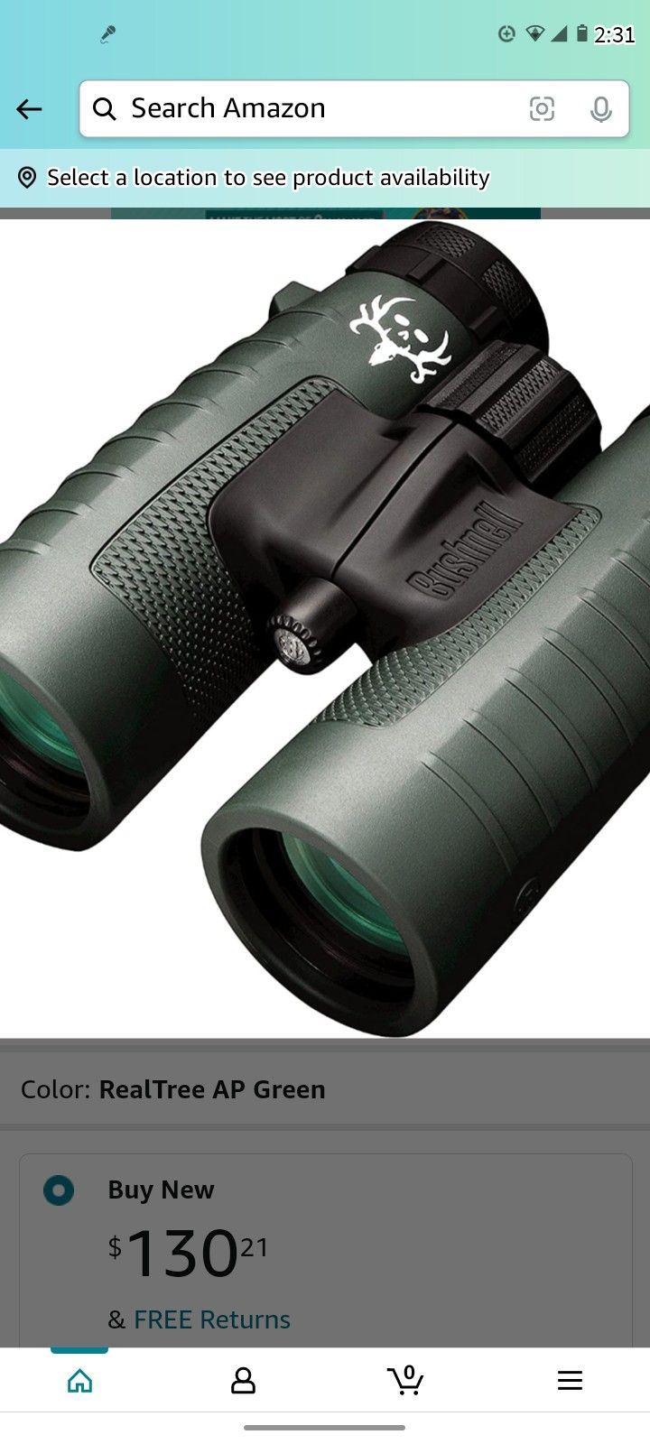 Bushnell Trophy 10x42 Binoculars