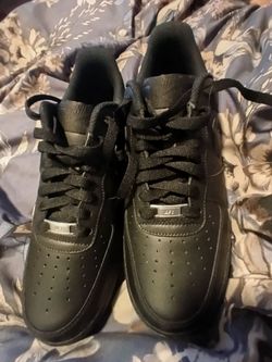 Black Nike Air Force 1 men and two other items