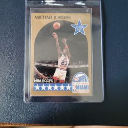 Michael Jordan 1990 All Star Game Hoops Card