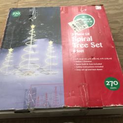 3 Piece Spiral Tree Set