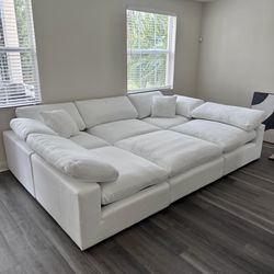 NEW White Cloud Couch Sofa Bed