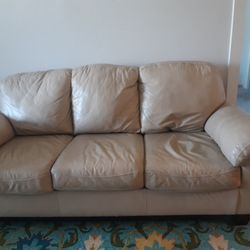 LEATHER SOFA 