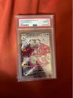 Psa 10 graded Charizard