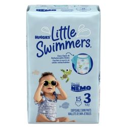 Huggies Little Swimmers Disposable Swim Diapers Size 3, 15 Count