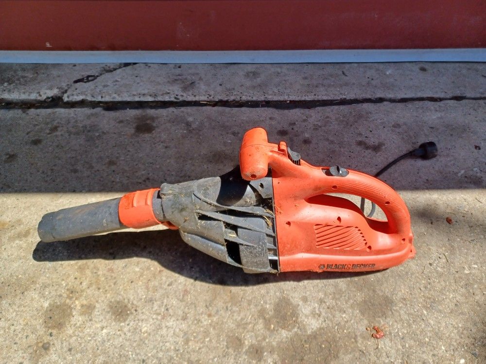 Black And Decker Electric Leaf Blower