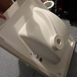 Vanity Bathroom Countertop With Built In Sink, 21.5” X 31”