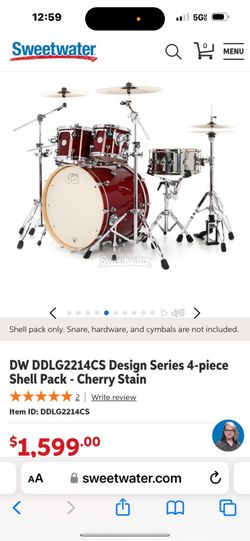 DW 4 Piece Shell pack