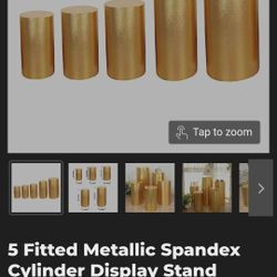 5 Fitted Meralic Spandex Cover Set 