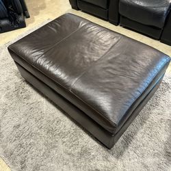 Brown Ottoman Storage