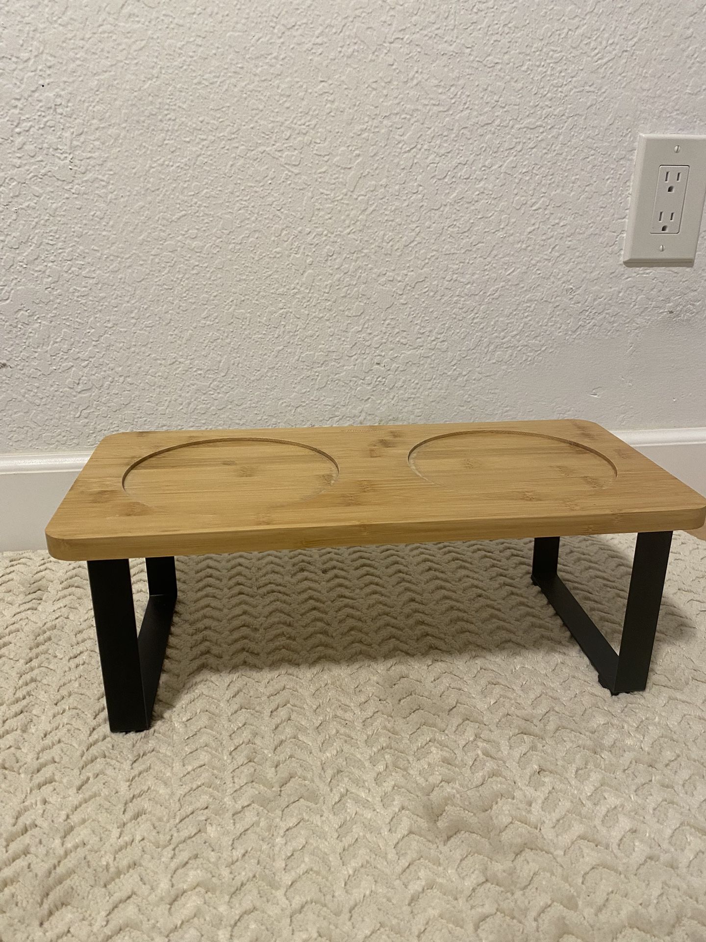 Elevated Double Diner Dog Bowl