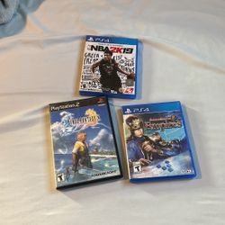 Two Ps4 Games 1 Ps2 
