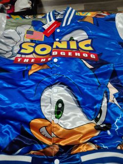 Sonic the Hedgehog Satin Varsity Jacket