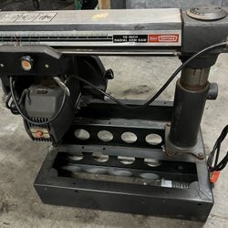 Craftsman 10 “ Radial Arm Saw 