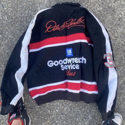 Dale Earnhardt NASCAR racing jacket Goodwrench service plus 