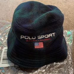 Polo Sport Polo Ralph Lauren Fleece Bucket Hat Size S/M