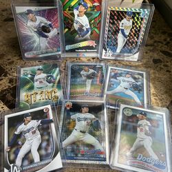 Yoshinobu Yamamoto Lot (15) Cards