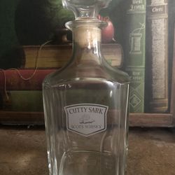 Cutty Sark Glass Decanter 