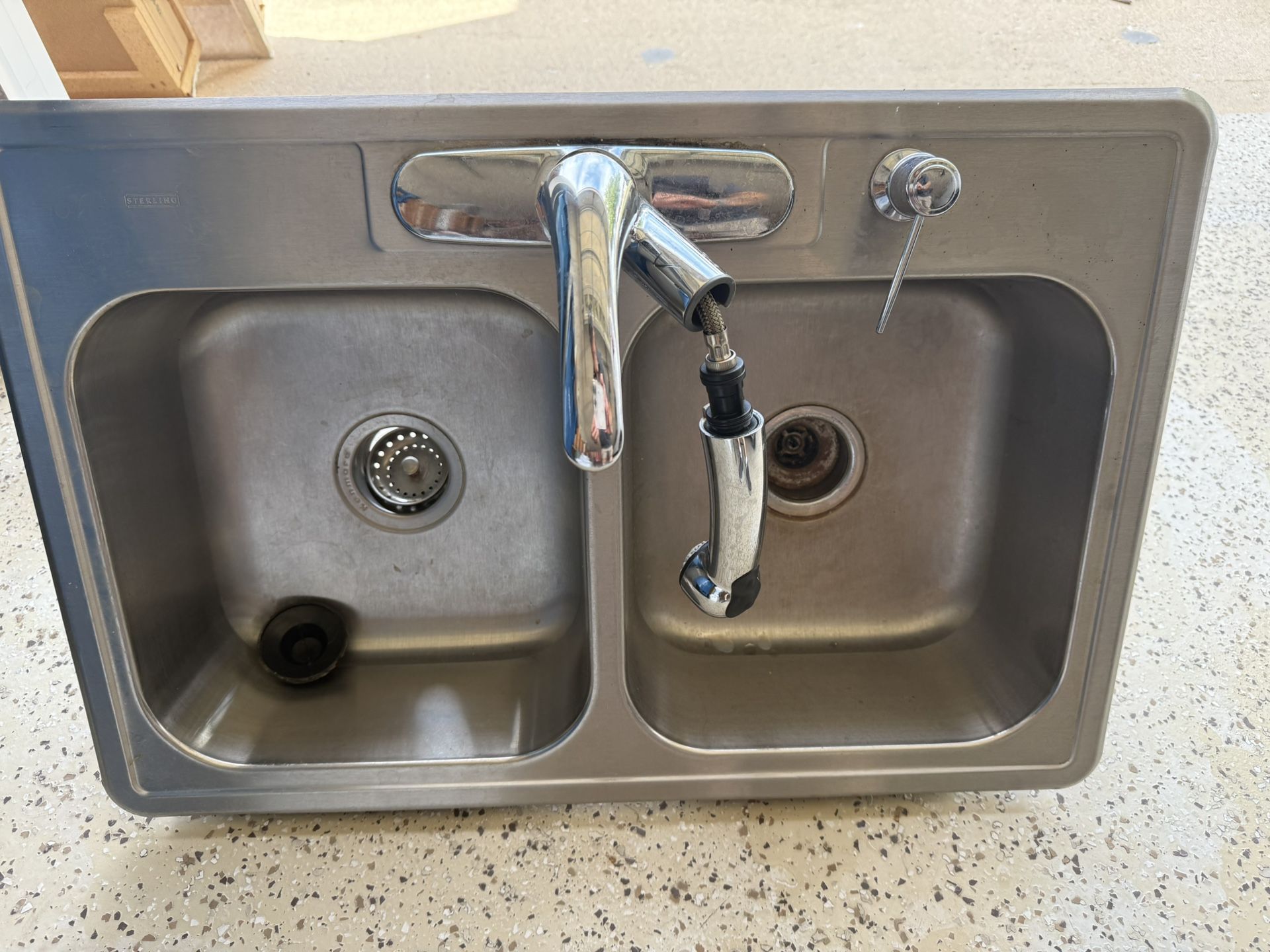 Sink Stainless Steel With Foucet