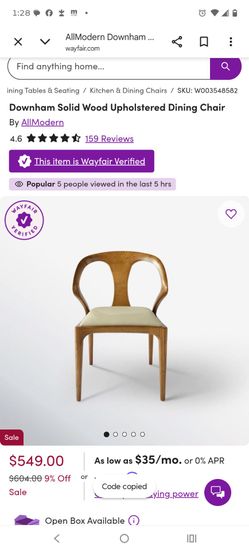 Dining chairs