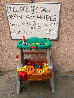 Fisher Price Tool Set Toy Estacion De Herramienta