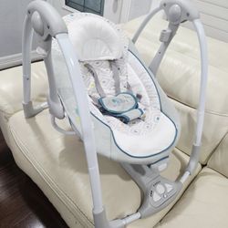 Ingenuity Foldable Portable Baby Swing 