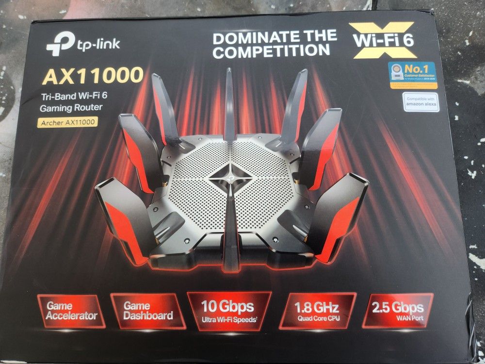 TP Link Archer AX11000 Tri Band Wifi 6 Router $250 Obo