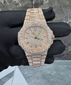 (READ DESCRIPTION!!!) Iced Out Moissanite Phillip