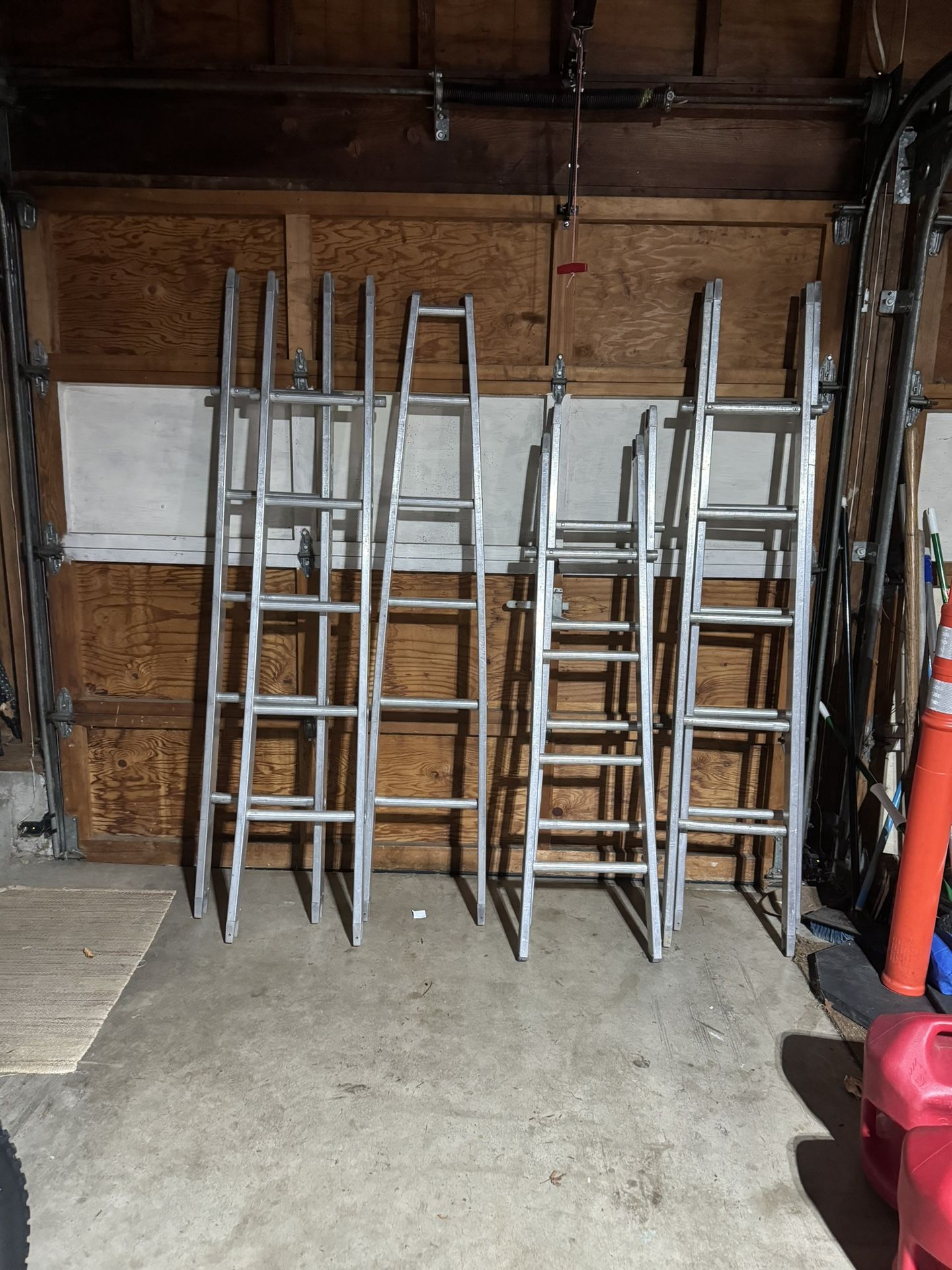 7 Piece  Heavy Duty  Stack Ladder Set Make An Offer