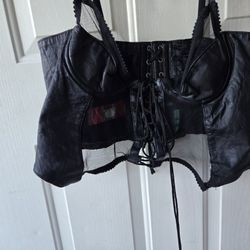 Vintage Goth Corset Top
