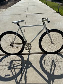 White fixie