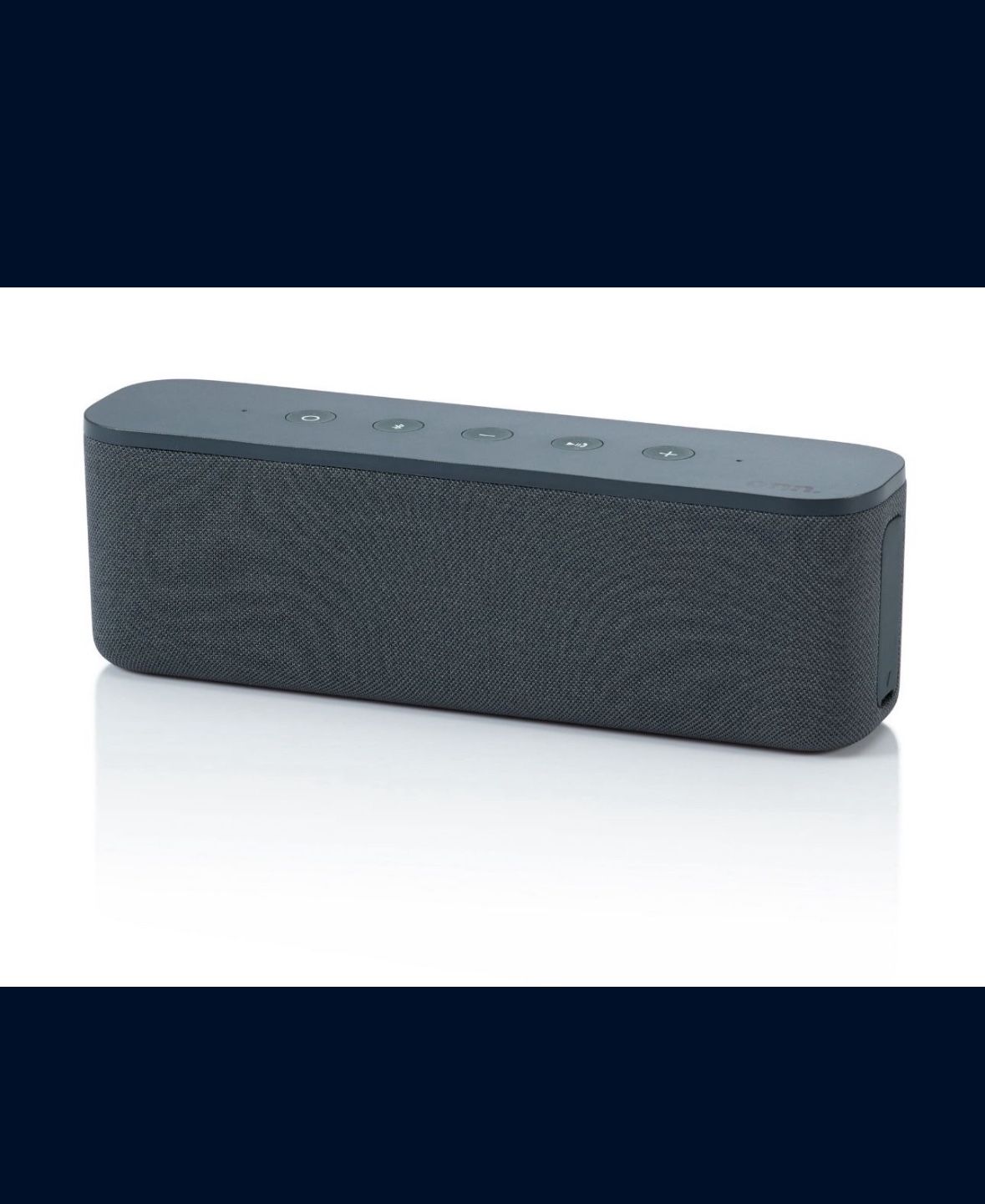 Large Indoor Portable Speaker with Bluetooth, Grey, AAAGRY100006902
