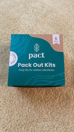 Pact, Poop Kits, 1box Of 6 Kits