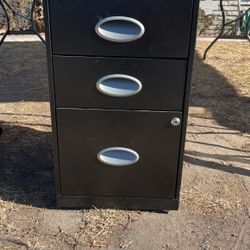 Filing Cabinet Black