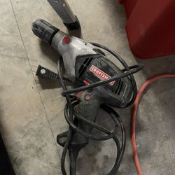 Craftsman Corded Hammer Drill And Can Be Used As Mud Mixer. 