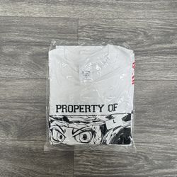 Zushi Property Of T-Shirt - Sz Large - White - Zalympix 2026 Merch