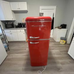 Red Vintage Fridge