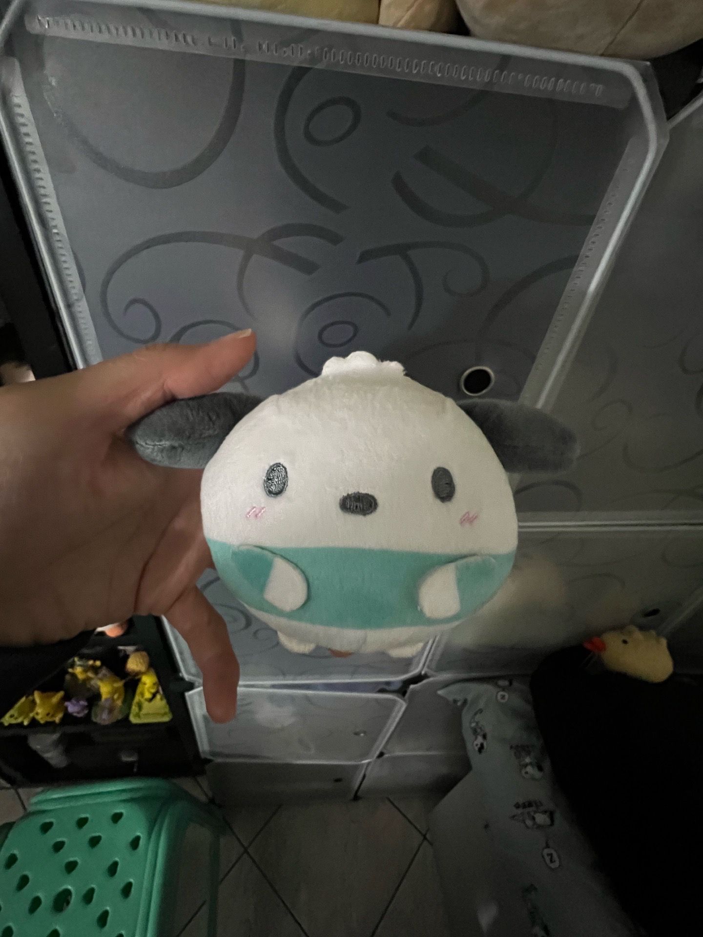 Sanrio pochacco keychain plush