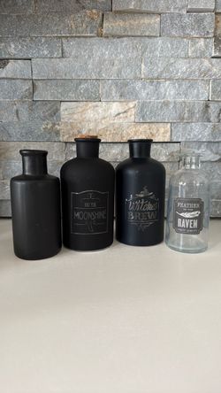 Halloween bottles