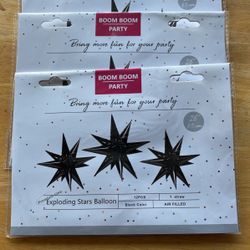 Exploding Stars Balloons 26”