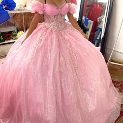 Pink quinceañera dress