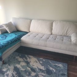 Living Spaces Sofa with Chaise