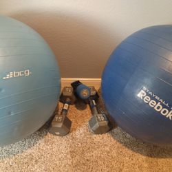 Weights,Dumbbells,Exercise Balls